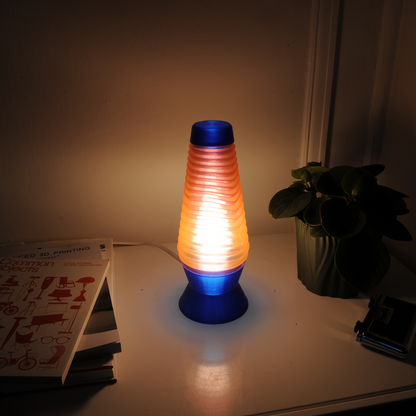 Glow with the flow. - Sustainable lava lamp