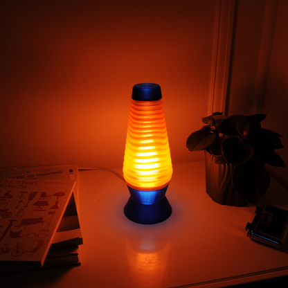 Glow with the flow. - Sustainable lava lamp