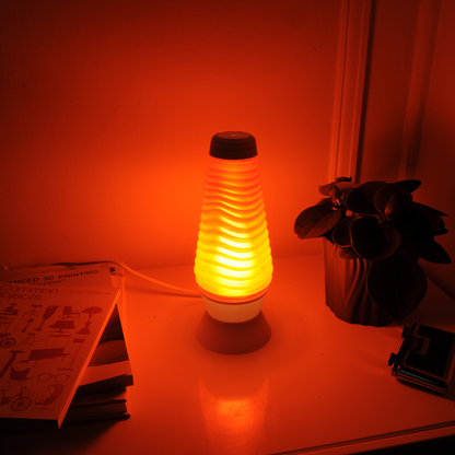 Glow with the flow. - Sustainable lava lamp